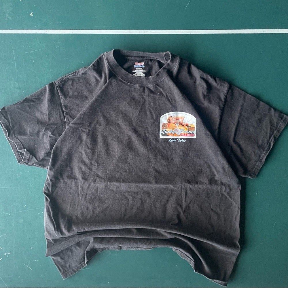 Mens black graphic t-shirt